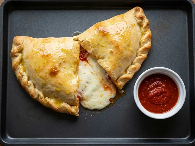 Calzones at Chicago Pizza and Pasta, Irving Texas