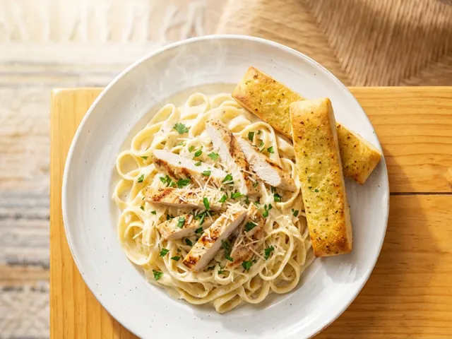 Chicken Alfredo Lunch from Chicago Pizza and Pasta in Irving, Texas