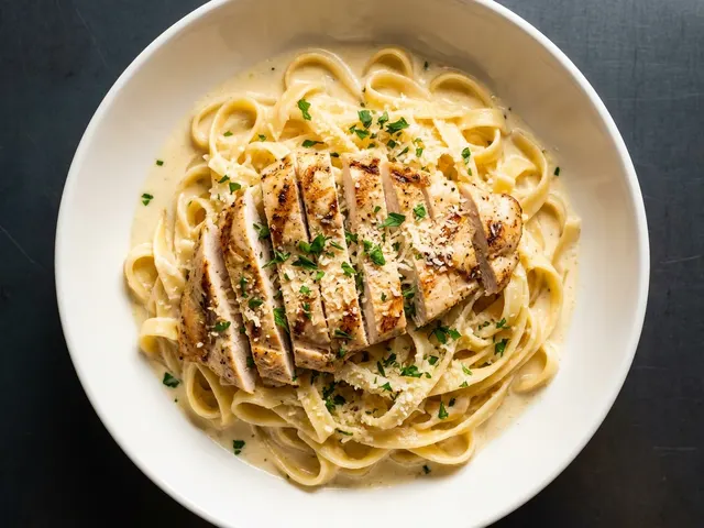 Chicken Fettuccine Alfredo from Chicago Pizza and Pasta in Irving, Texas