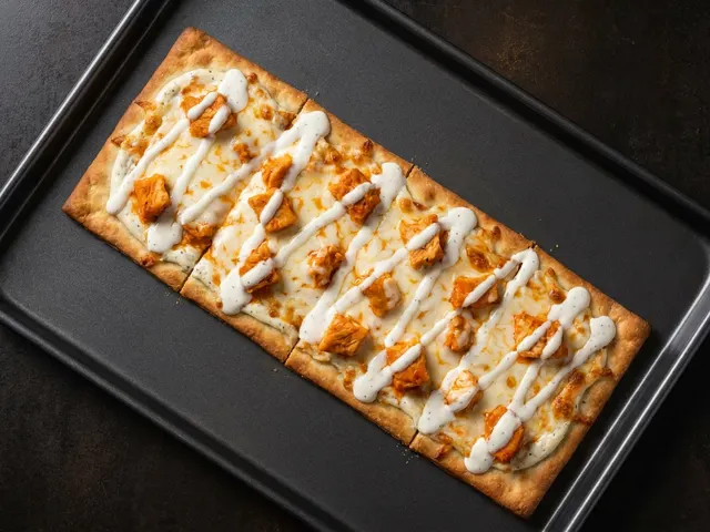 Flatbread Buffalo Chicken from Chicago Pizza and Pasta in Irving, Texas