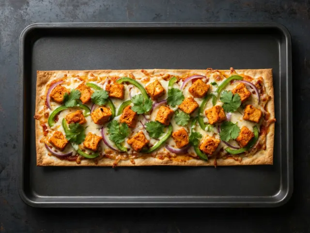 Flatbread Tikka Chicken from Chicago Pizza and Pasta in Irving, Texas