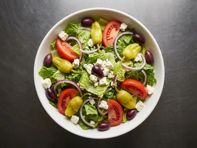 Salads at Chicago Pizza and Pasta, Irving Texas