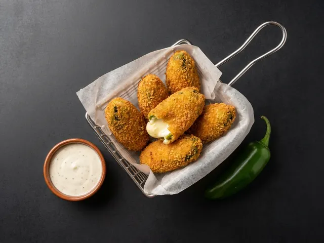 Jalapeno Poppers, 6 pieces from Chicago Pizza and Pasta in Irving, Texas