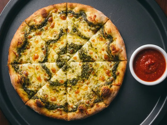 Pesto Garlic Cheese Bread from Chicago Pizza and Pasta in Irving, Texas